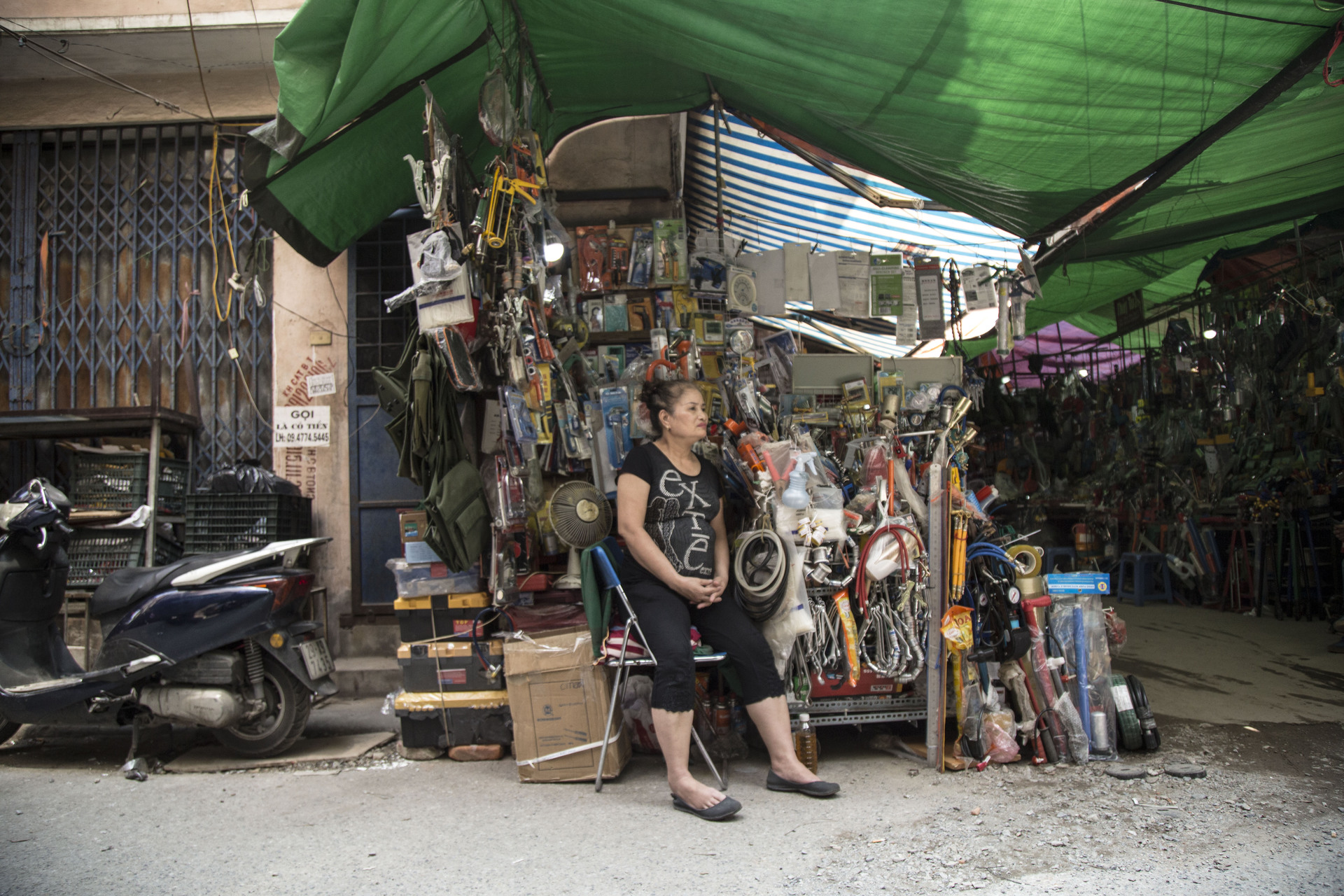 Hanoi’s notorious black market, where anything goes